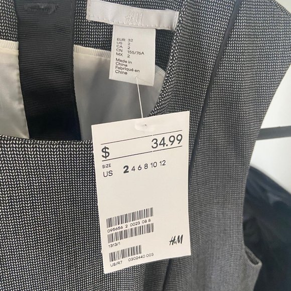 NWT - Grey H&M Pencil Bodycon Dress - Picture 3 of 3